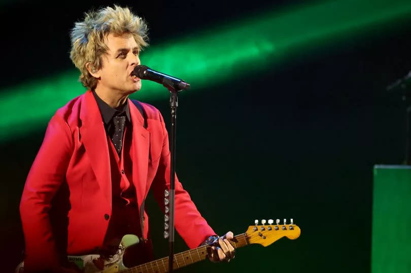 Billie Joe Armstrong, lead singer of Green Day