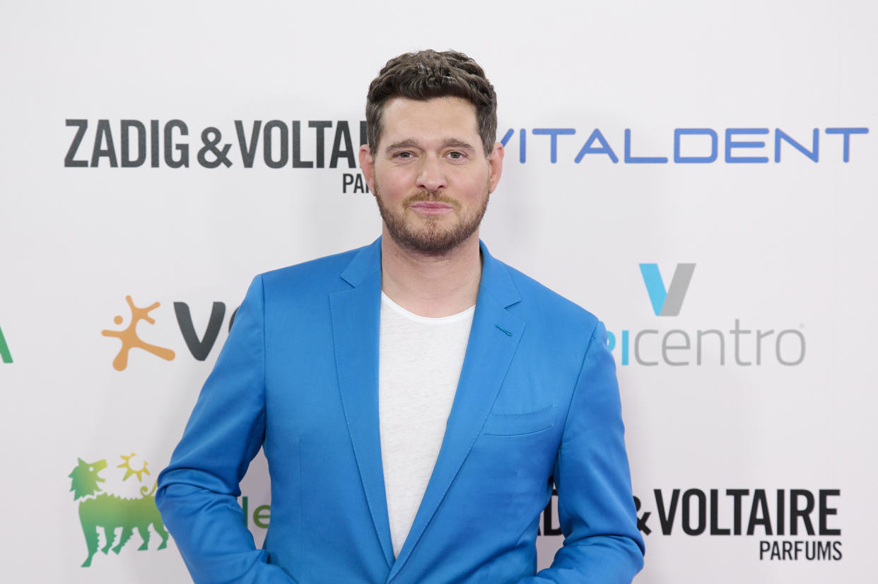 Michael Bublé is embracing fatherhood, as he reflects on being a dad to his four kids. (Photo by Carlos Alvarez/WireImage)