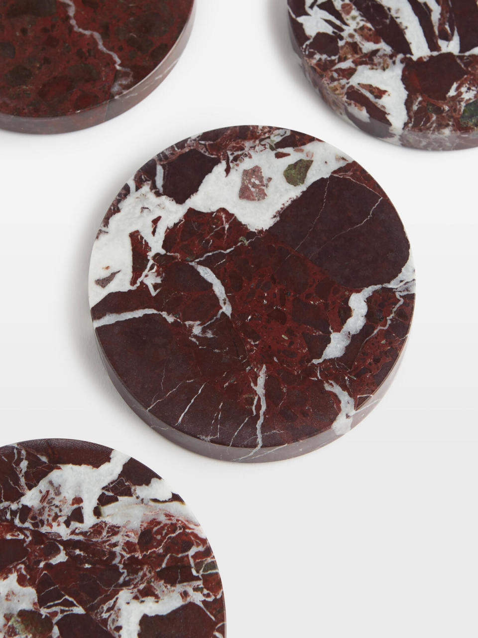 <p><a href="https://go.redirectingat.com?id=74968X1596630&url=https%3A%2F%2Fwww.sohohome.com%2Fus%2Fproducts%2Fhanson-coaster-set-red-marble&sref=https%3A%2F%2Fwww.esquire.com%2Flifestyle%2Fg27022031%2Fbest-gifts-for-mother-in-law-ideas%2F" rel="nofollow noopener" target="_blank" data-ylk="slk:Shop Now;elm:context_link;itc:0;sec:content-canvas" class="link ">Shop Now</a></p><p>Coaster, Set of Four</p><p>sohohome.com</p><p>$75.00</p>