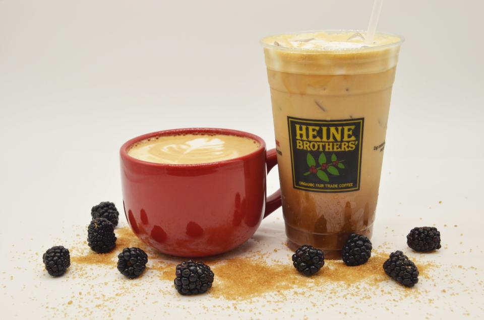 Bourbon Blackberry Latte from Heine Brothers' Coffee in Louisville.