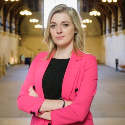 Dehenna Davison, Conservative MP for Bishop Auckland, posted a Tweet which labelled her as 'not normal' and called for her deselection from Parliament (Dehenna Davison/Twitter)