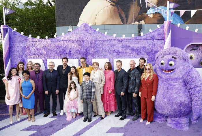 Ryan Reynolds, John Krasinski attend 'IF' premiere in NYC