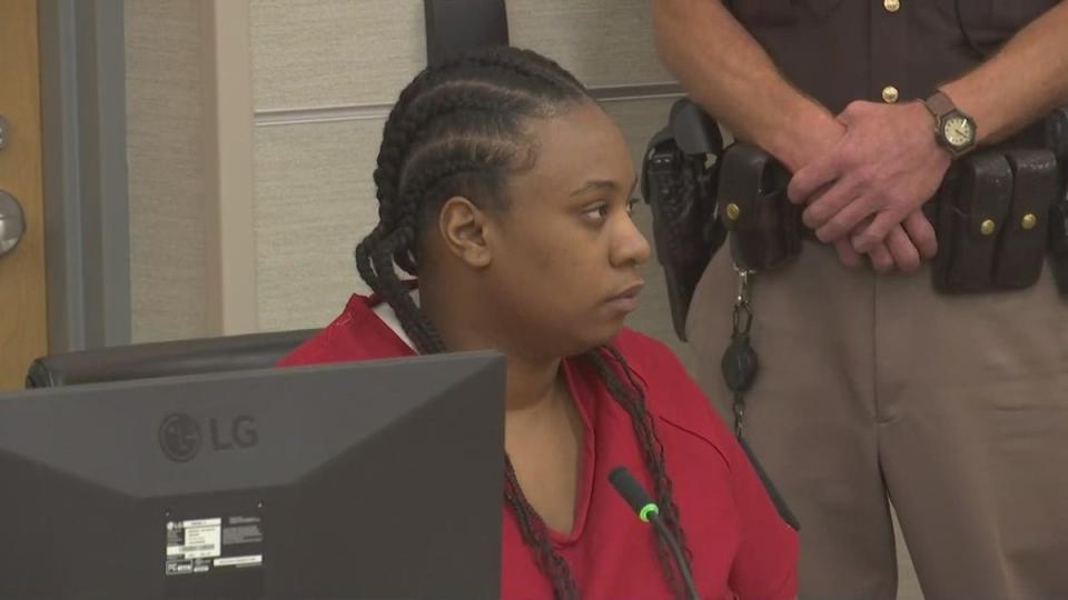 Gaylyn Morris has been served a lesser sentence after the court deemed she acted under ‘sudden heat' (WTHR)