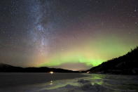 Astrophotographer Tommy Eliassen sent in a photo of a Geminid meteor taken over Hemnes, Nordland, Norway, on Dec. 11, 2012.