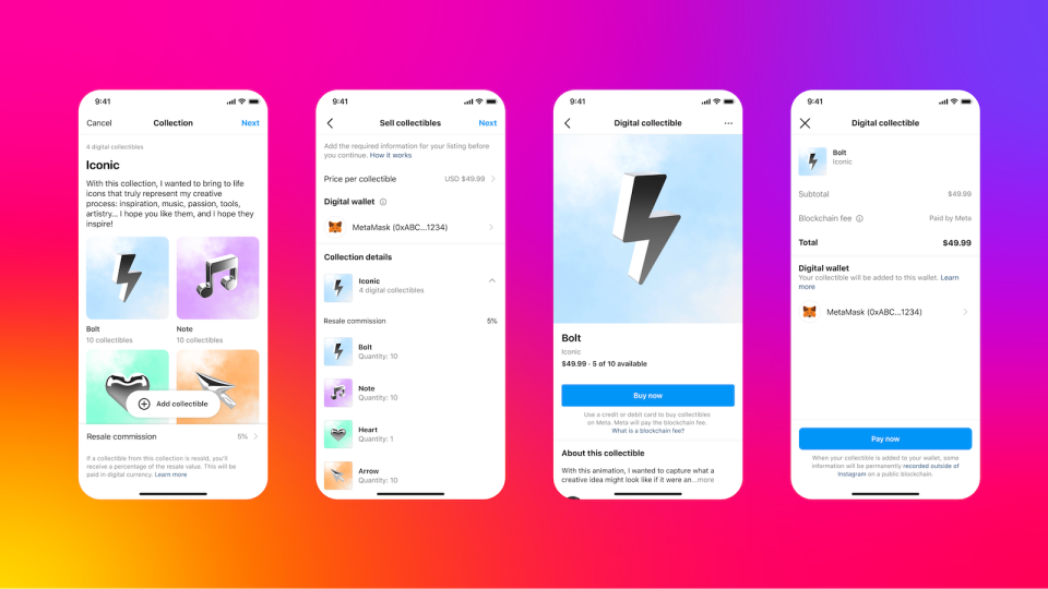 Meta will allow creators to sell NFTs directly on Instagram
