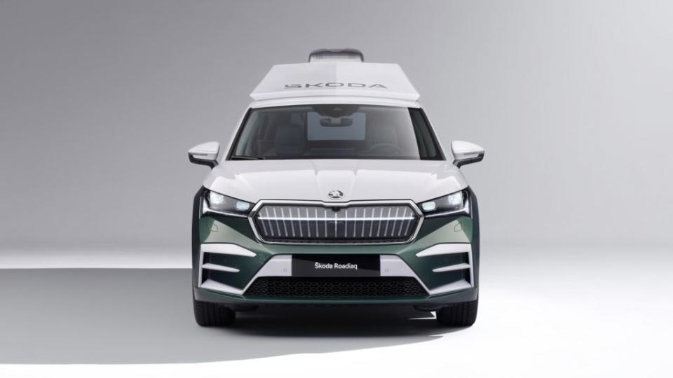 學生團隊使用Enyaq 80x車形作為Roadiaq的開發基礎。(圖片來源/ Škoda)