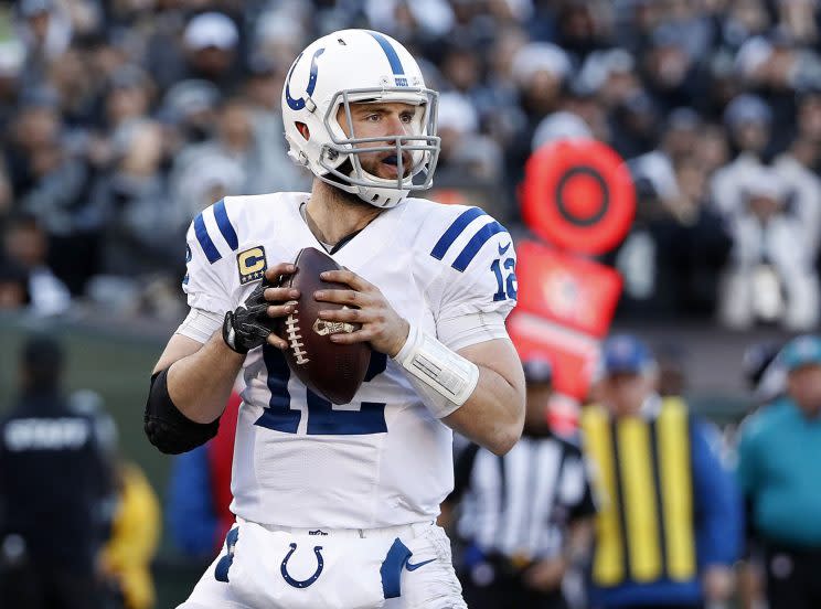 Andrew Luck's health will be a major concern in Colts camp. (AP)