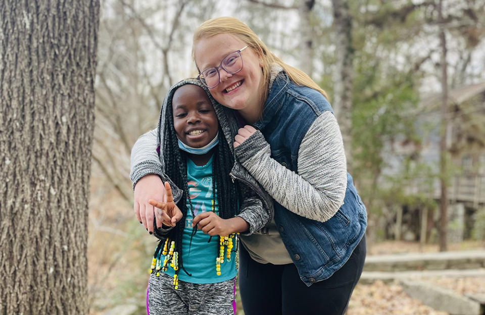 Allie Reeser has formed tight bonds with the refugee children living in Willow Branch, an Atlanta-area apartment complex. (Star-C)