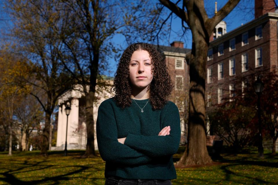 Brown University senior Jillian Lederman, president of Brown Students for Israel and chair of Hillel International's Israel Leadership Network, said she's started carrying pepper spray due to a rise in antisemitism on campus.