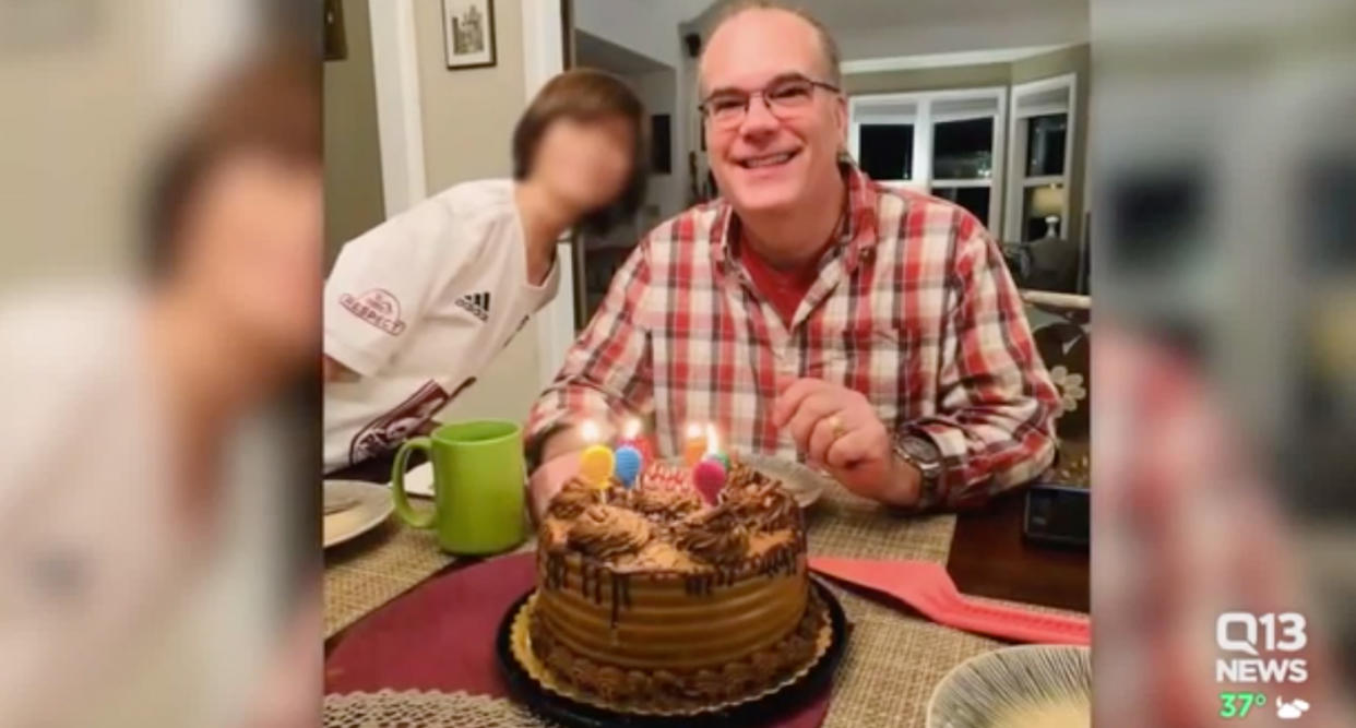 David Neer, who lives in Bellevue, Washington, is trying to get his 9-year-old son, Daniel, home from China, but travel restrictions due to the coronavirus outbreak may mean his son could be stuck there for months. (Photo: Q13 Fox News)