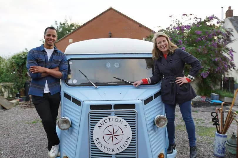 Will Kirk and Christina Trevanion on The Travelling Auctioneers