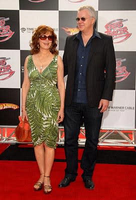 Susan Sarandon and Tim Robbins at the Los Angeles premiere of Warner Bros. Pictures' Speed Racer