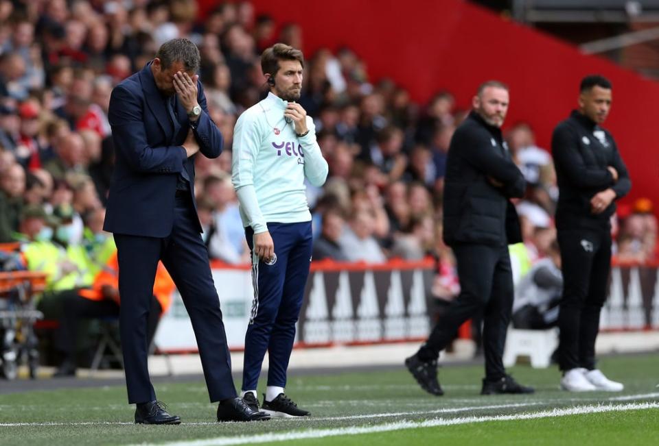 Jokanovic, left, has won only six of his 19 Sky Bet Championship matches in charge of the Blades (Barrington Coombs/PA) (PA Wire)