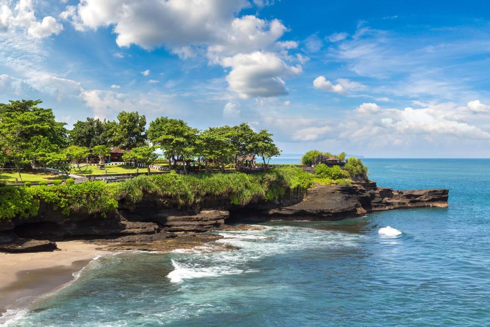 Rocky coast on Bali, Indonesia