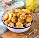 <p>Pickles are great when layered on burgers, but they’re even better when they’re battered and fried. Serve them instead of a bag of chips with a side of ranch for dipping.</p><p><a href="https://www.thepioneerwoman.com/food-cooking/recipes/a35880840/fried-pickles-recipe/" rel="nofollow noopener" target="_blank" data-ylk="slk:Get the recipe.;elm:context_link;itc:0;sec:content-canvas" class="link "><strong>Get the recipe. </strong></a></p><p><a class="link " href="https://go.redirectingat.com?id=74968X1596630&url=https%3A%2F%2Fwww.walmart.com%2Fsearch%2F%3Fquery%3Ddeep%2Bfry%2Bthermometers&sref=https%3A%2F%2Fwww.thepioneerwoman.com%2Ffood-cooking%2Fmeals-menus%2Fg36353420%2Ffourth-of-july-side-dishes%2F" rel="nofollow noopener" target="_blank" data-ylk="slk:SHOP DEEP FRY THERMOMETERS;elm:context_link;itc:0;sec:content-canvas">SHOP DEEP FRY THERMOMETERS</a></p>