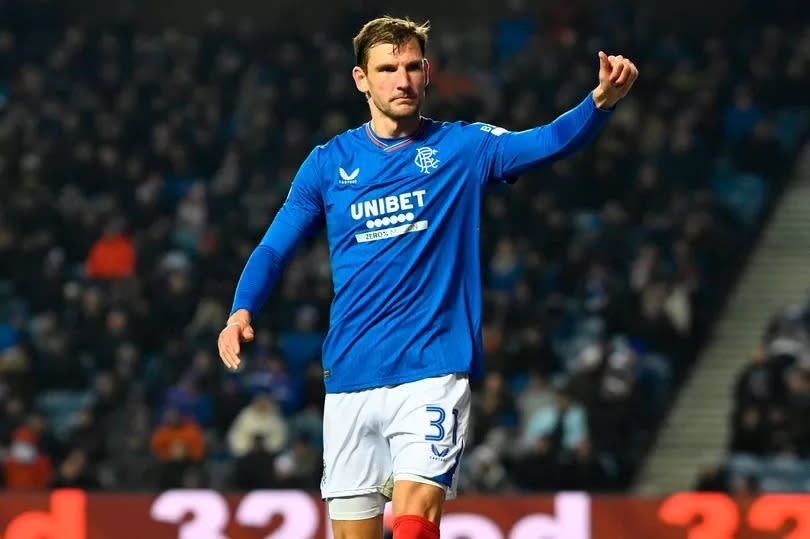 Borna Barisic has sent Rangers fans a message