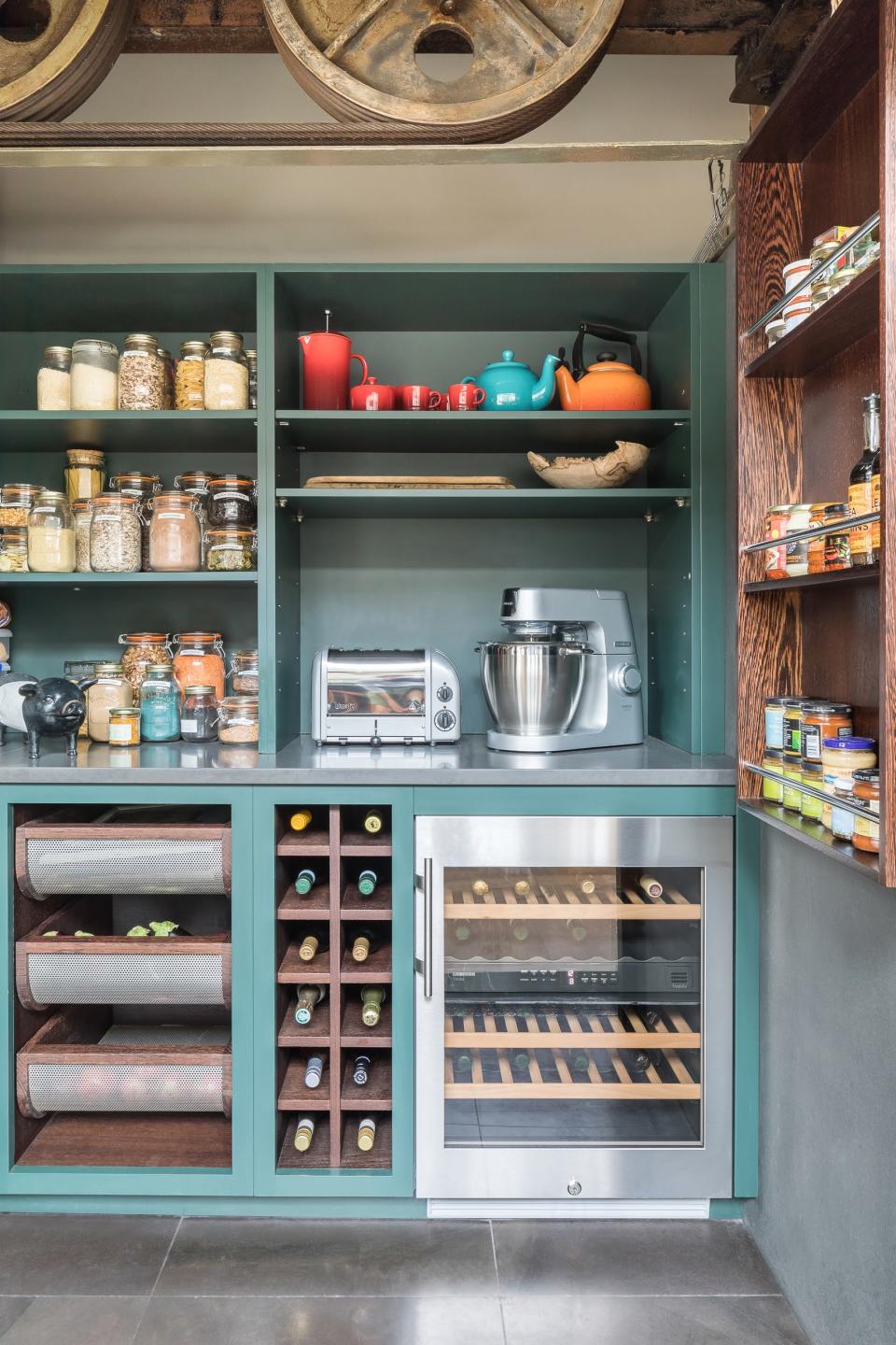 Drill down on the pantry storage you really need