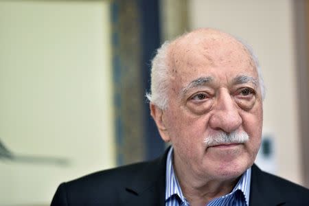 FILE PHOTO: U.S. based cleric Fethullah Gulen at his home in Saylorsburg, Pennsylvania, U.S. July 29, 2016. REUTERS/Charles Mostoller/File photo