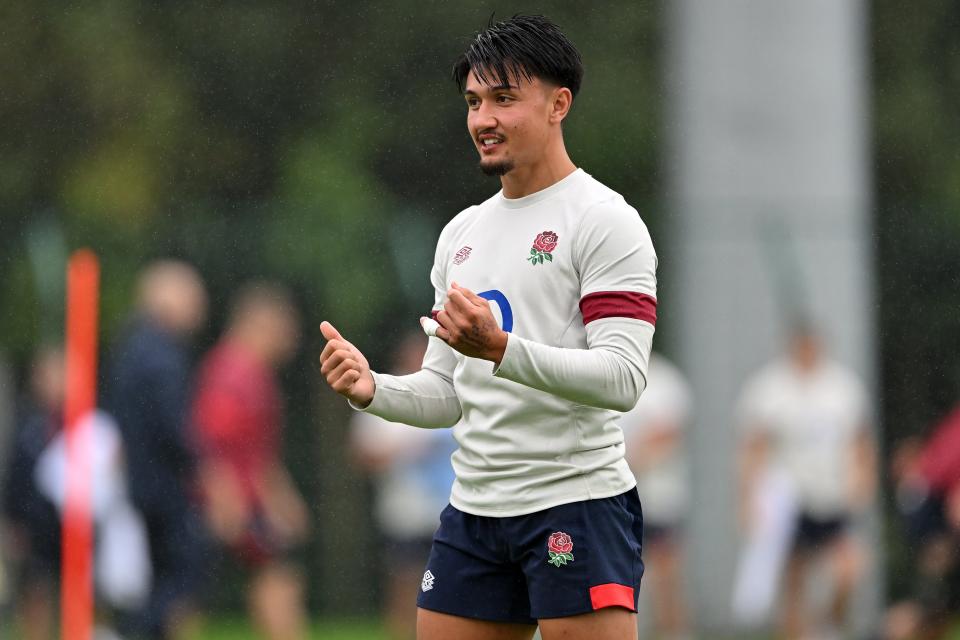 Marcus Smith starts for England at full back today (Getty Images)