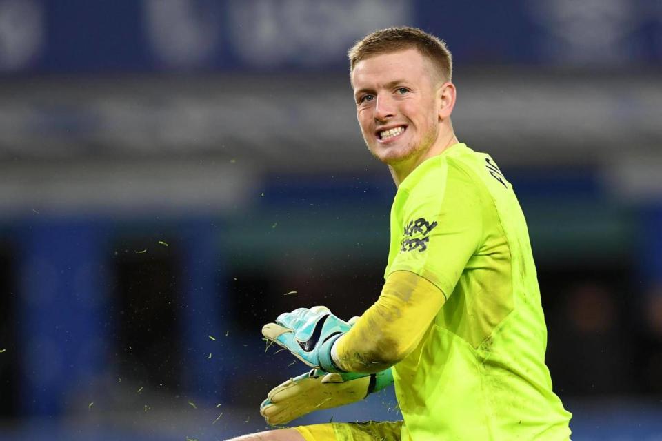 Jordan Pickford is likely to start in goal (AFP/Getty Images)