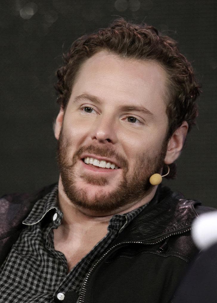 FILE - In this Oct. 17, 2011 file photo, Sean Parker, co-founder of Napster, speaks at Web. 2.0 Conference in San Francisco. Parker will attend the annual South by Southwest Conference and Festival in Austin, Texas. (AP Photo/Paul Sakuma, file)