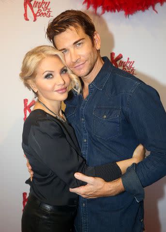 <p>Bruce Glikas/Getty</p> Orfeh and Andy Karl pose at the opening night of 'Kinky Boots' at Stage 42 on August 25, 2022 in New York City