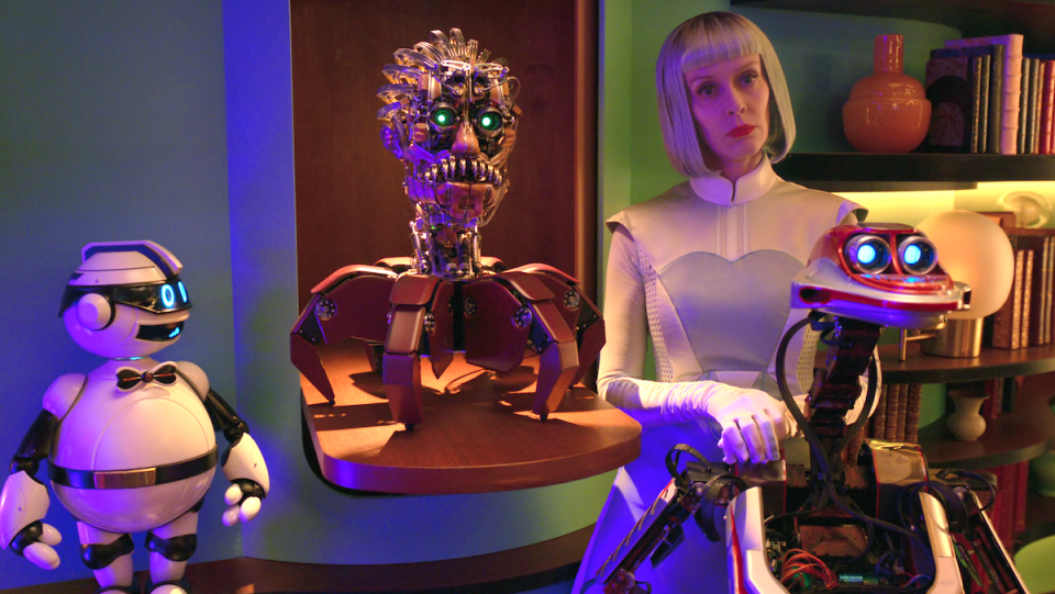 A quartet of robots in Netflix movie Bigbug