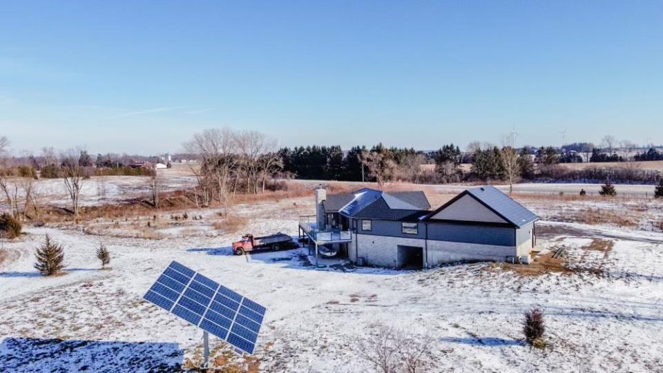 The Bultje family's home in Ontario, Canada.