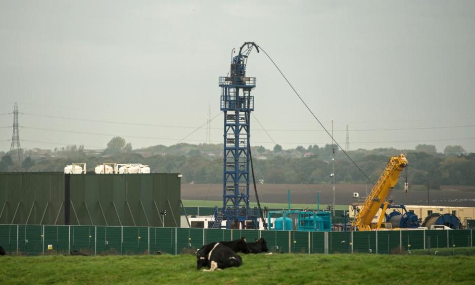 The Preston New Road fracking drill site