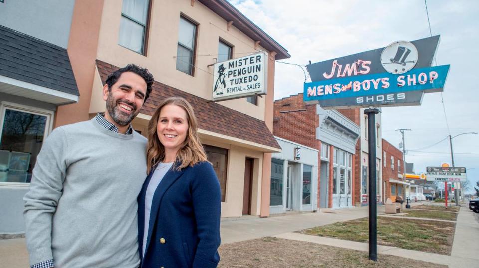 Paolo Guazzini and Jessica (Jacober) Guazzini became the owners of Jim’s Suits & Tuxedos last year. Since then, they’ve made a lot of changes.