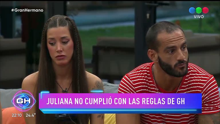 La reacción de Juliana y Maxi al comunicado de Gran Hermano