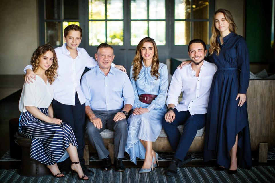 Their Majesties King Abdullah II and Queen Rania and Their Royal Highnesses Crown Prince Al Hussein, Prince Hashem, Princess Iman and Princess Salma end of Year Greetings