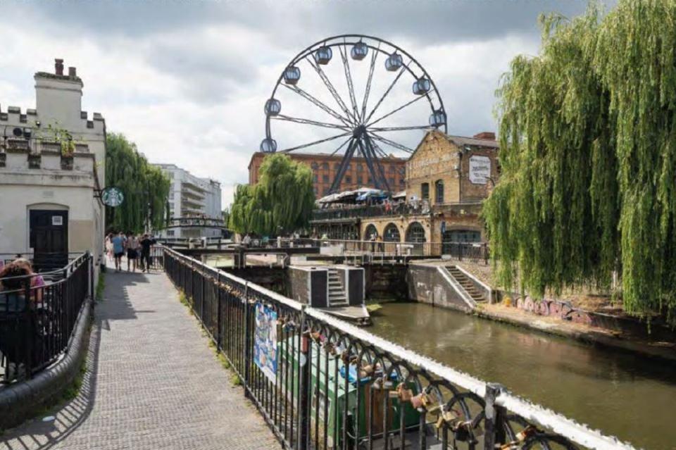 The proposed wheel would stand at more than 40 metres in height (democracy.camden.gov.uk)