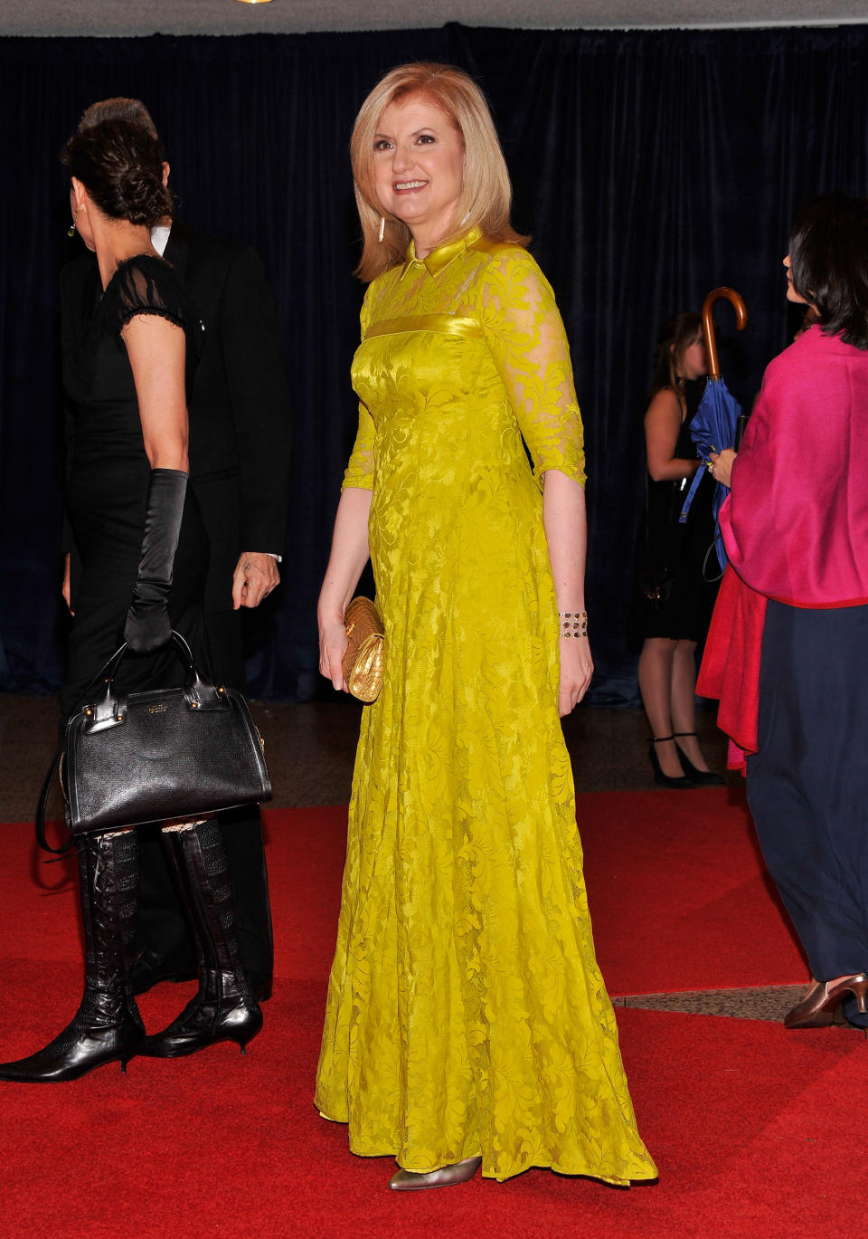 WASHINGTON, DC - APRIL 28: Journalist Arianna Huffington attends the 98th Annual White House Correspondents' Association Dinner at the Washington Hilton on April 28, 2012 in Washington, DC. (Photo by Stephen Lovekin/Getty Images)