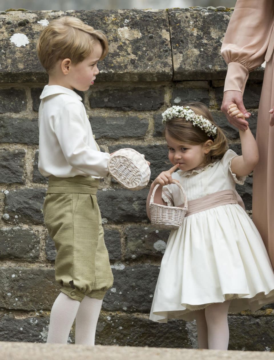 Kate Middleton also said the two-year-old takes control at home. Photo: Getty