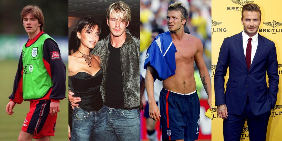 The Evolution of David Beckham's Hotness