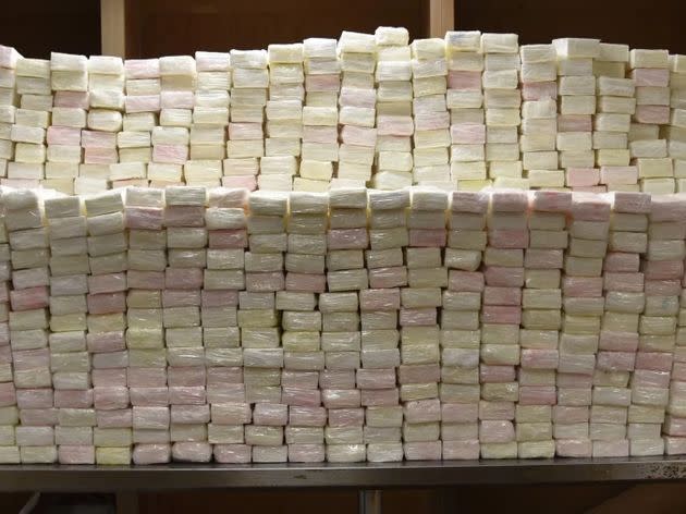 Officials found a shipment at the U.S.-Mexico border comprising 1,935 packages of cocaine. (Photo: U.S. Customs and Border Protection)