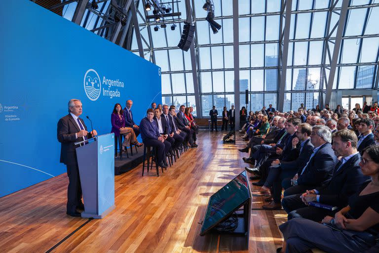 Alberto Fernández presenta el Plan Integral Argentina Irrigada