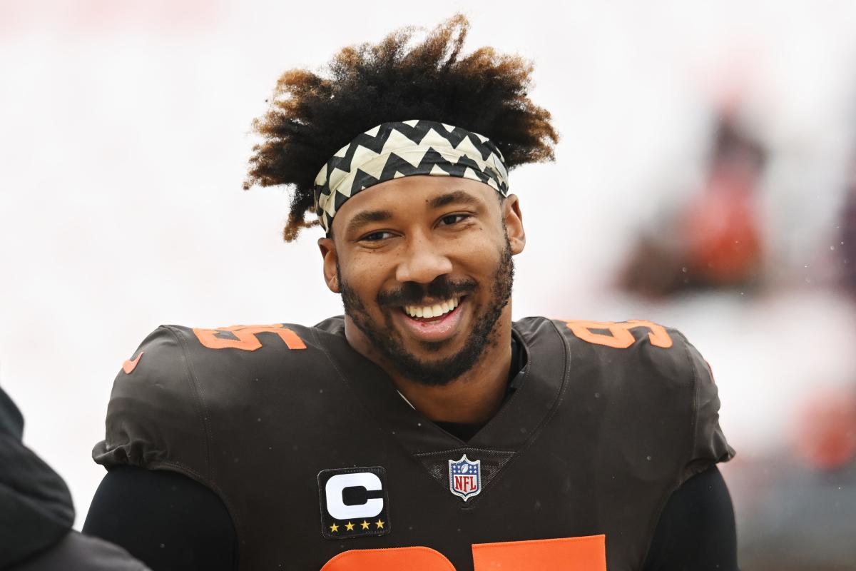 Will Myles Garrett play in Week 10 against New England Patriots? Latest  update on Browns DE's status