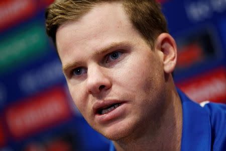 Australia's Steve Smith during a press conference in London 24/5/17 Action Images via Reuters / Matthew Childs Livepic/Files