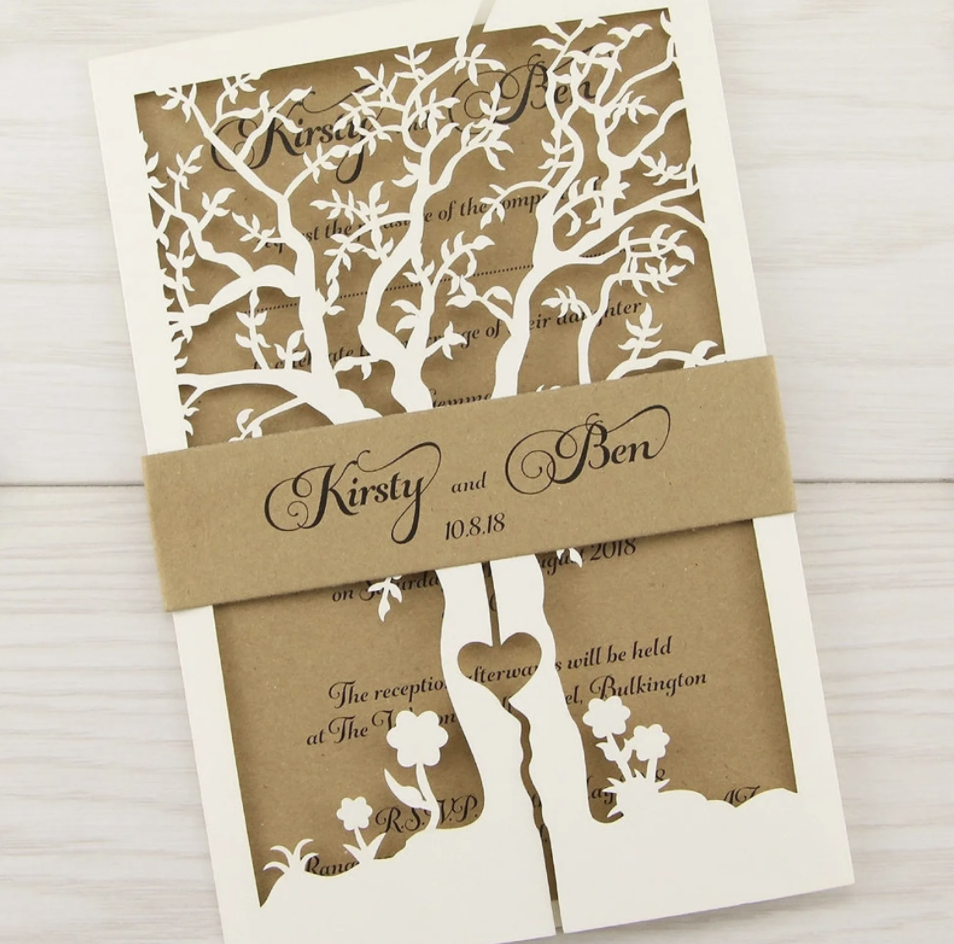 Etsy Wedding Invitation