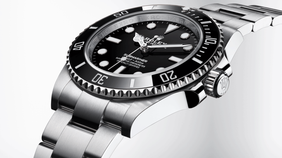 Rolex Submariner reference 124060 (the current no-date version released in 2020) is down -6.58 percent over the past year.