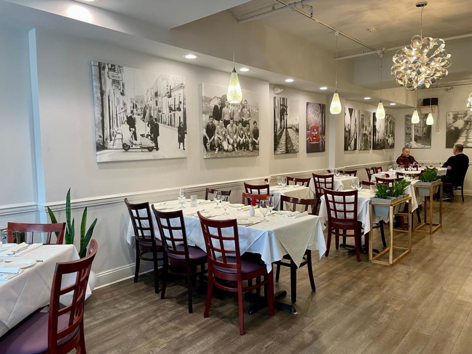 Lupa Ristorante in Berkeley Heights is lined with photographs taken by Adolfo Marisi, chef and owner.