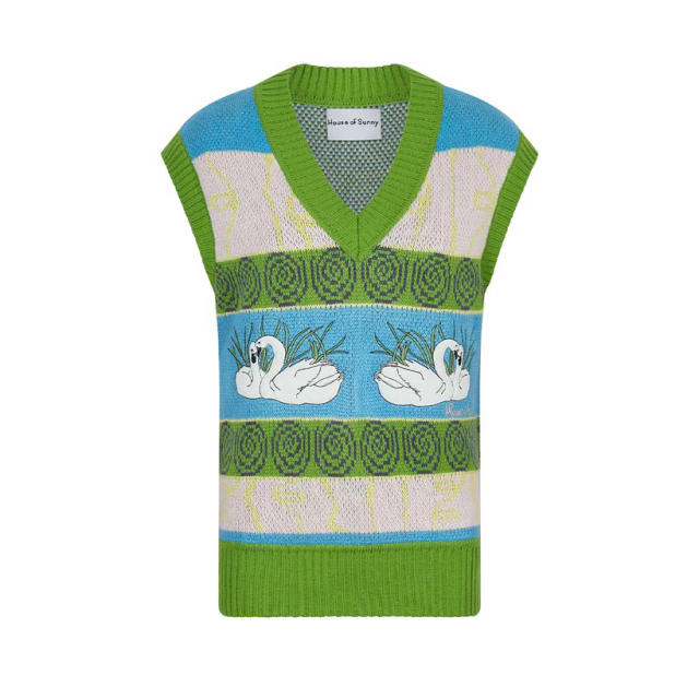 The Kristen Sweater Vest: Lightweight Knit Sleeveless Sweater
