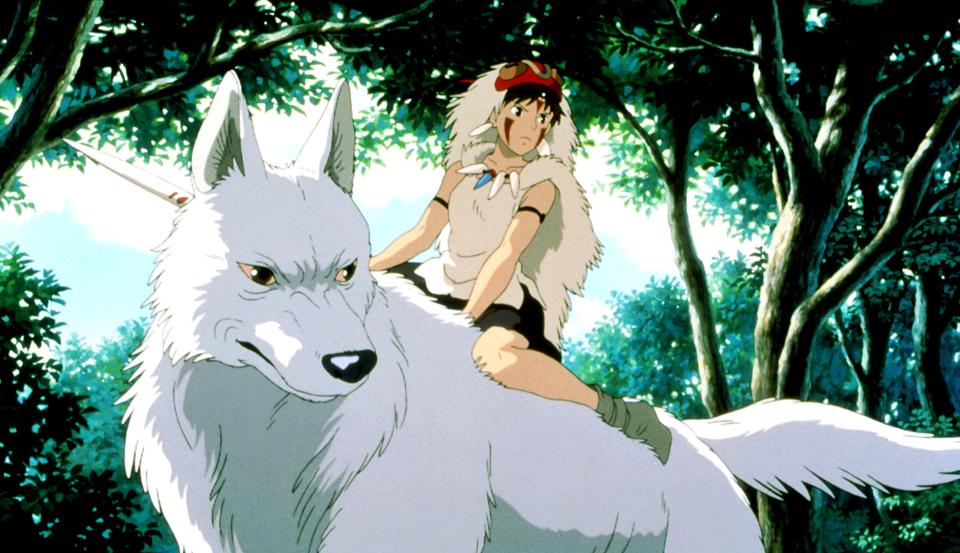 <h1 class="title">PRINCESS MONONOKE, Moro, San, 1997</h1><cite class="credit">Everett Collection</cite>