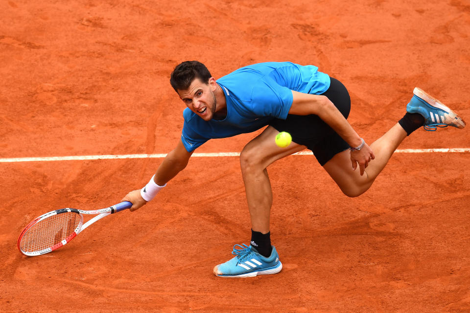 Dominic Thiem put up more of a fight than anyone has against Nadal in years at Roland Garros, but it wasn't anywhere close to enough. (Getty)