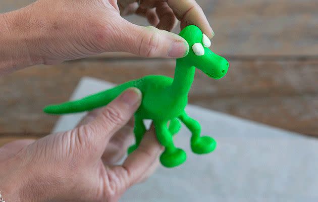 Make this cute dinosaur night light for the kids