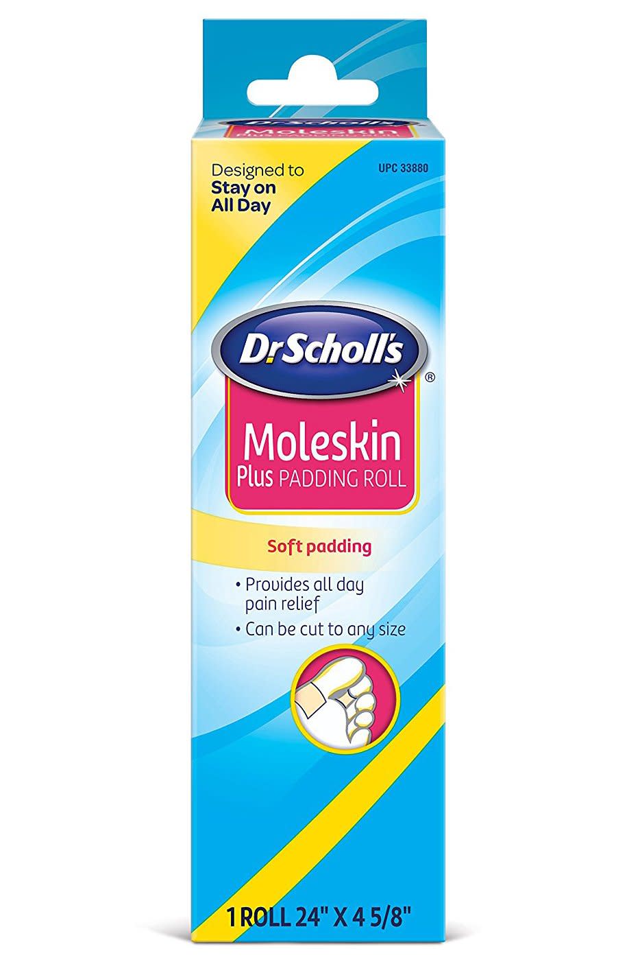 Dr. Scholl's Moleskin Plus Padding Roll