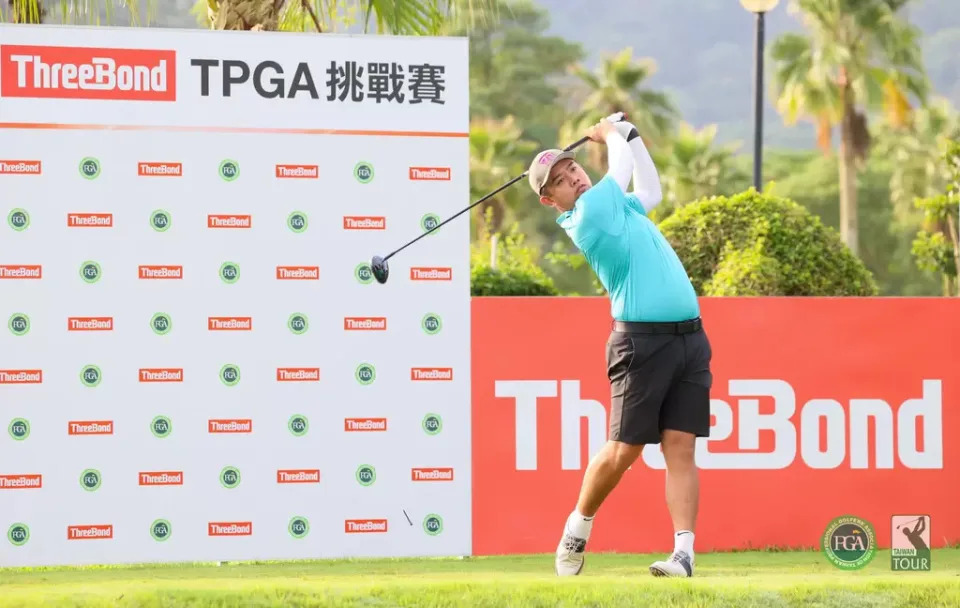 第一回合張簡克諺以70桿-2暫並列第四。Tpga／林聖凱攝影