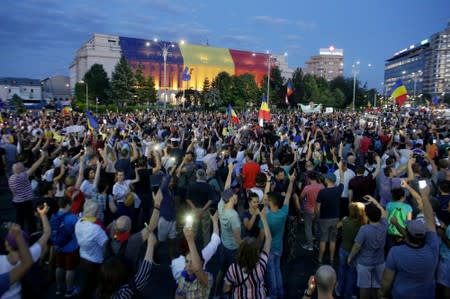 Thousands of Romanians joined an anti-government rally in the capital Bucharest